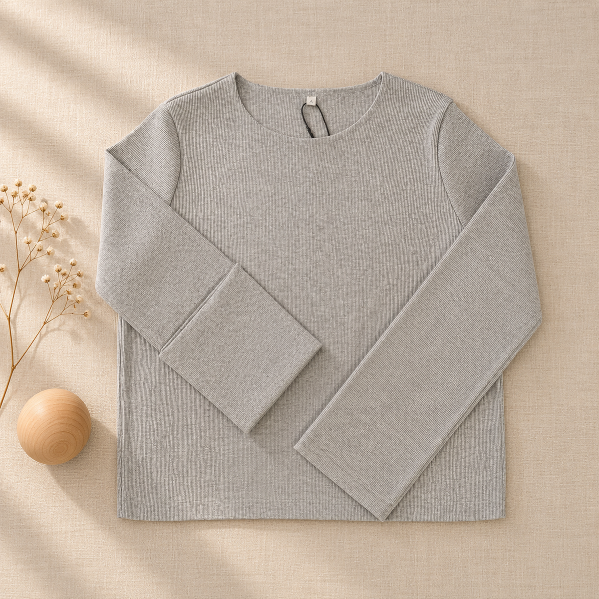 Sudadera de canalé oversize para mujer | A Basic Brand