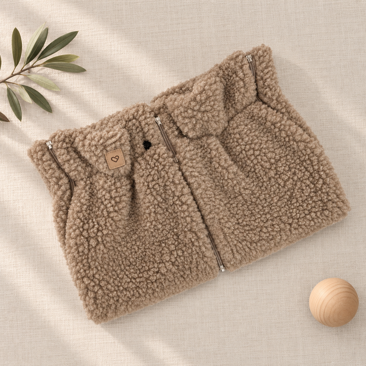 Wollen Handwarmers voor Kinderwagen | Zaffiro Teddy