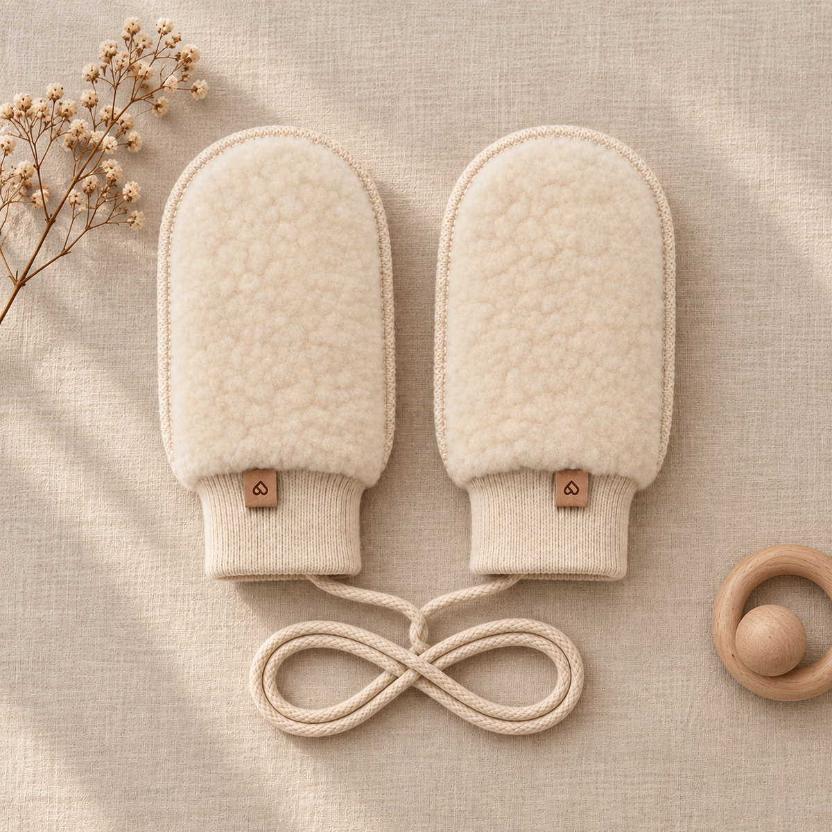 Zachte Wanten van Wol voor Baby & Kind | Zaffiro Teddy
