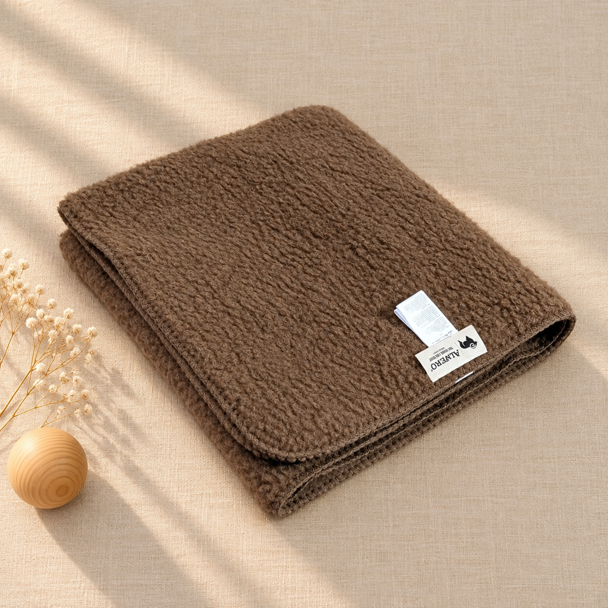 Alwero Baby-Wolldecke | Sale Braun