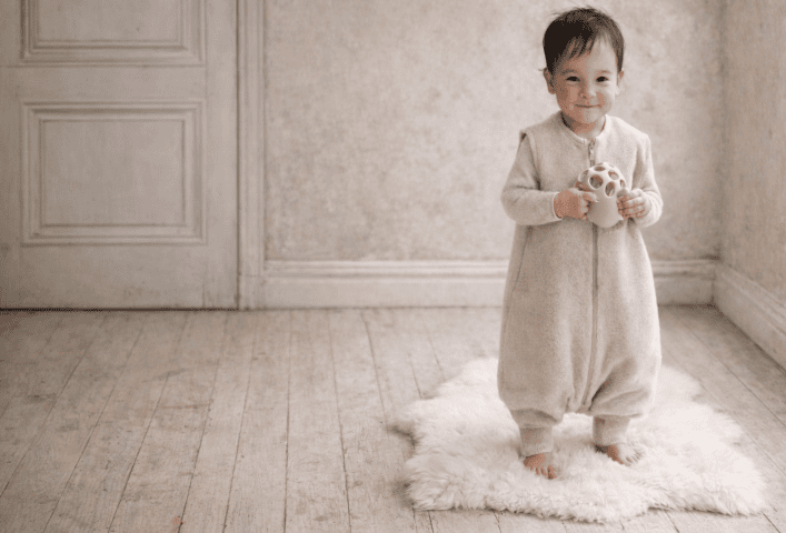 Waarom een schapenvacht goed is voor je baby