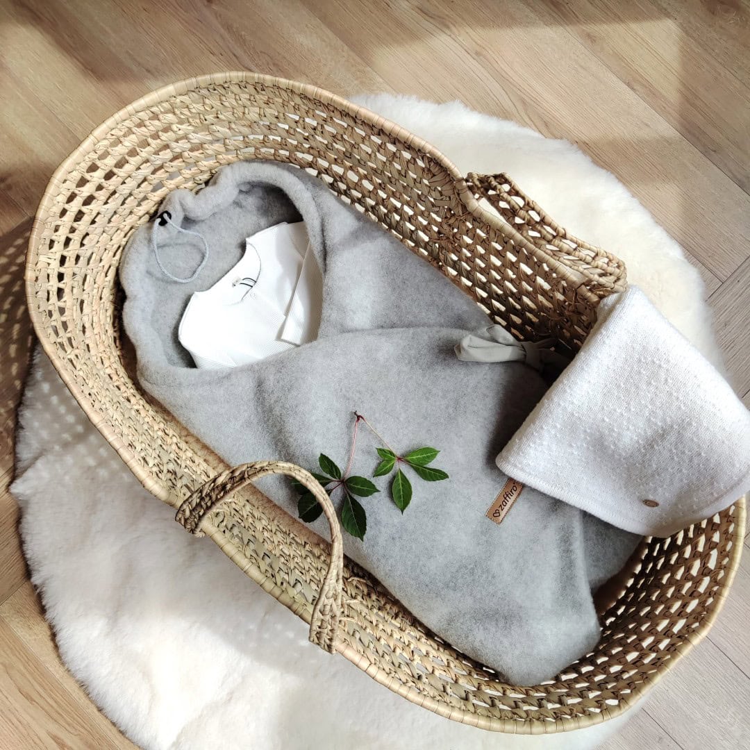 Wollen Omslagdoek Baby Maxi-Cosi & Kinderwagen | Zaffiro Felted