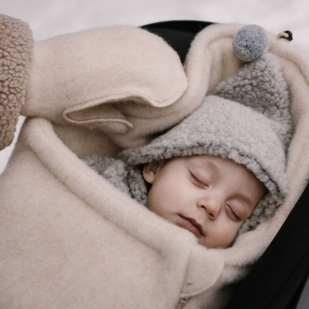 Wollen Voetenzak voor Buggy & Kinderwagen | Zaffiro Felted