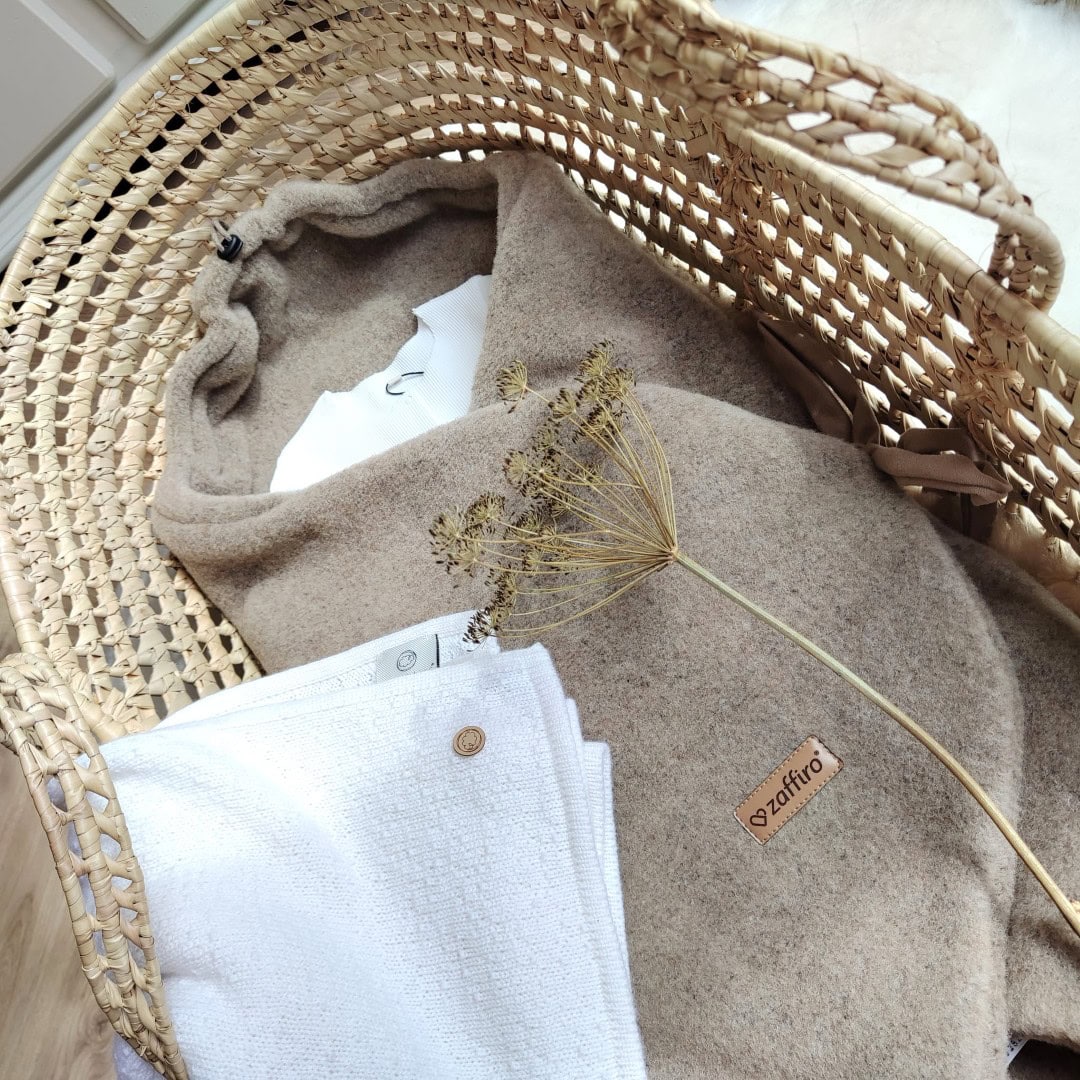 Wollen Omslagdoek Baby Maxi-Cosi & Kinderwagen | Zaffiro Felted