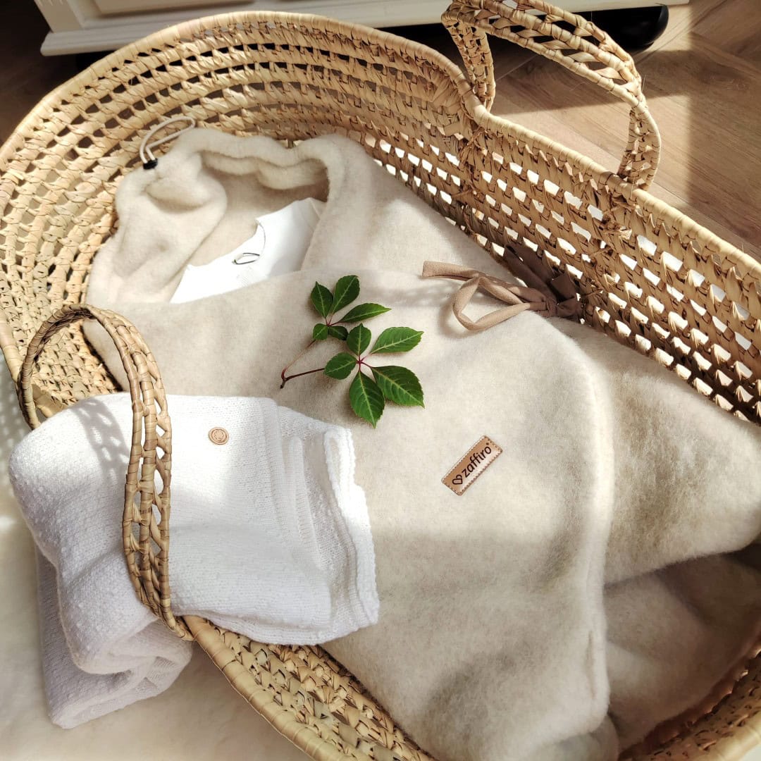 Wollen Omslagdoek Baby Maxi-Cosi & Kinderwagen | Zaffiro Felted