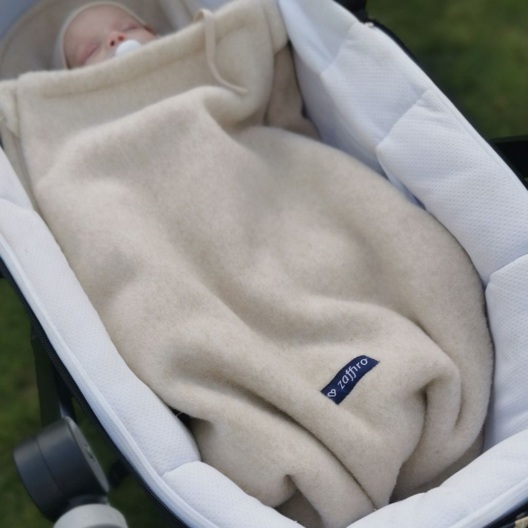 Wollen Voetenzak Baby 0-3 Jaar voor Kinderwagen & Buggy | iGrow Felted