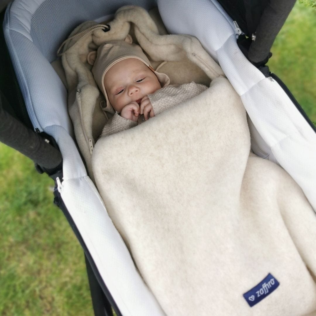 Wollen Voetenzak Baby 0-3 Jaar voor Kinderwagen & Buggy | iGrow Felted