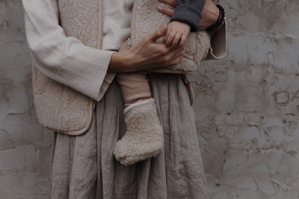 Wollen Babyslofjes – Booties | A Basic Brand