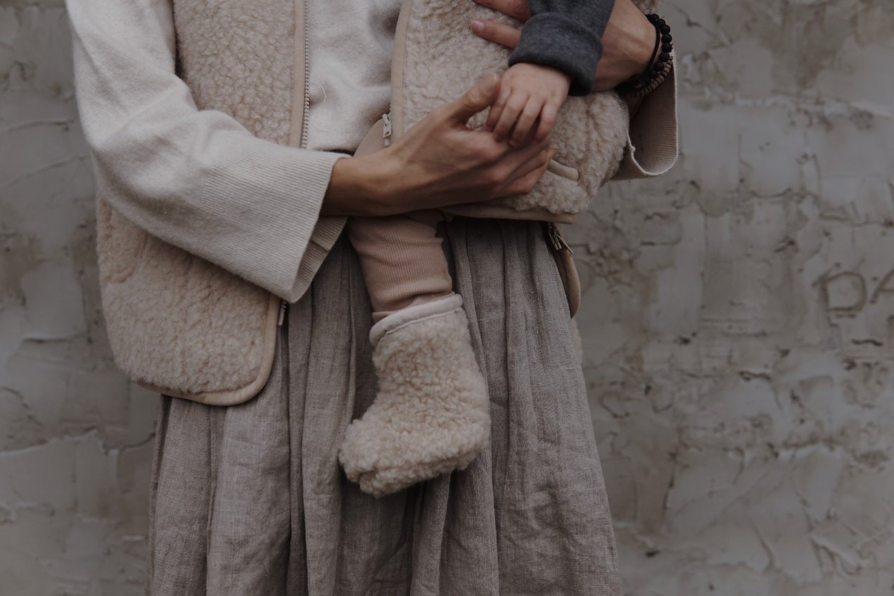 Wollen Babyslofjes – Booties | A Basic Brand