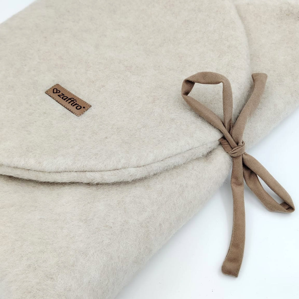 Wollen Omslagdoek Baby Maxi-Cosi & Kinderwagen | Zaffiro Felted