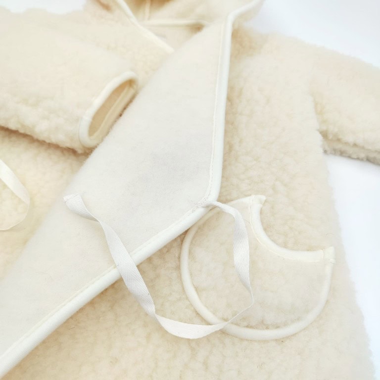 Wollen Babyjas – Kimonojas van Wol