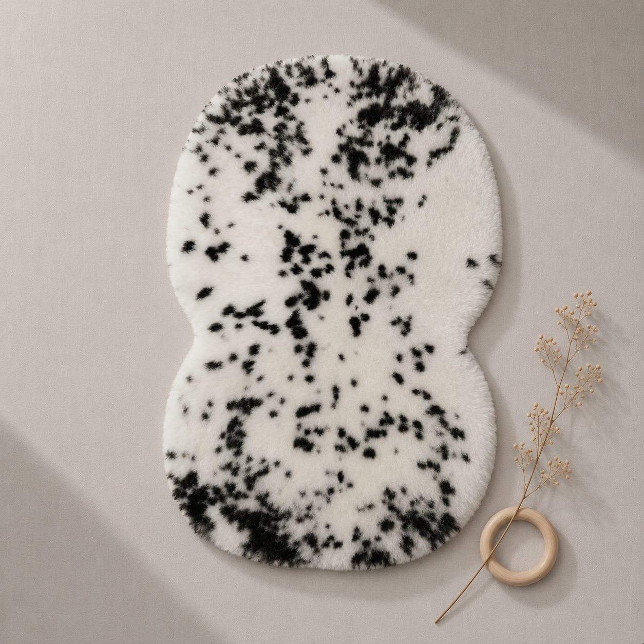 Schapenvacht voor kinderwagen | Natural Spotted