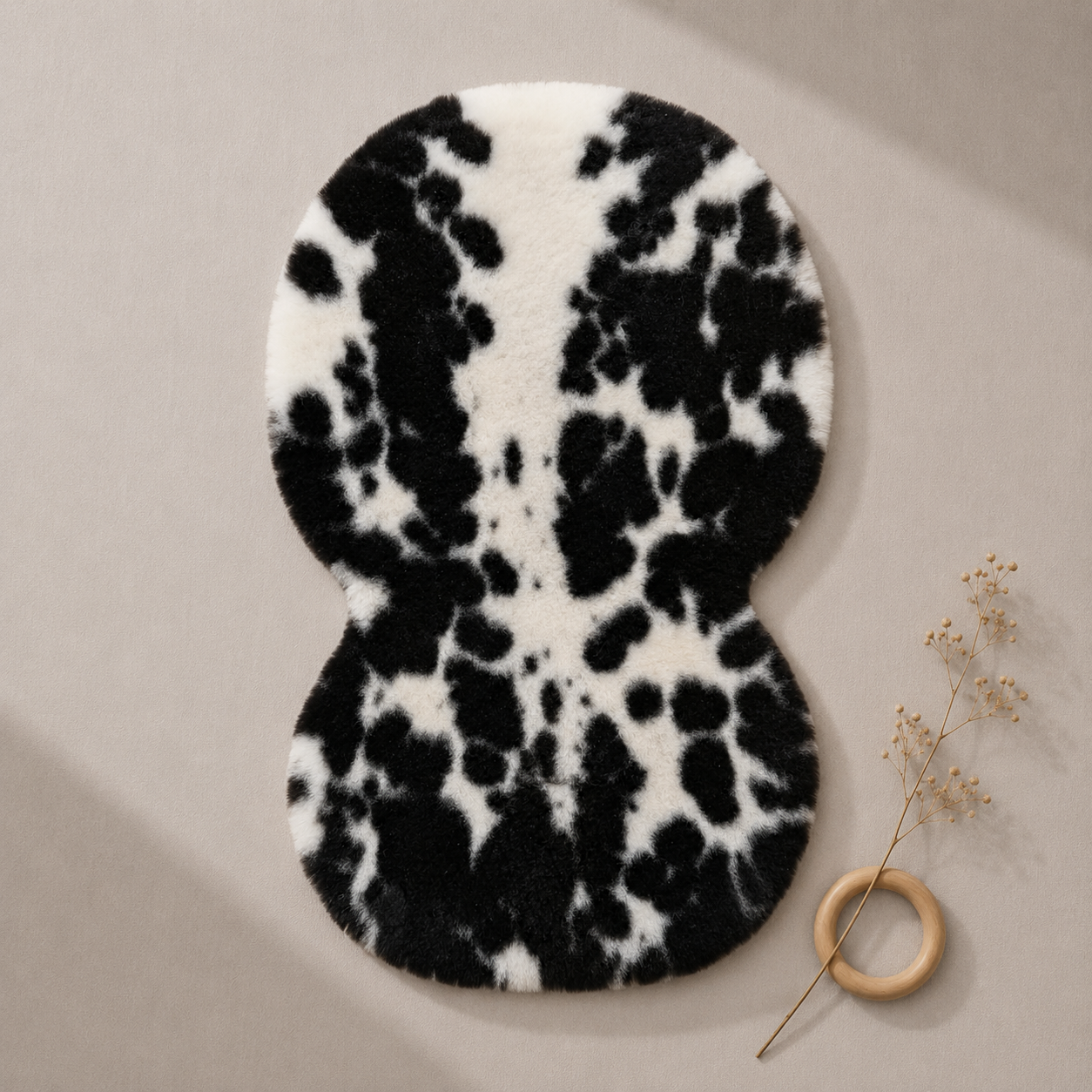 Schapenvacht voor kinderwagen | Natural Spotted