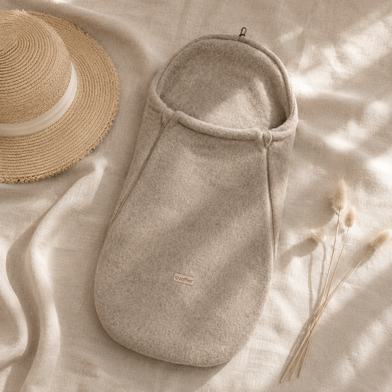 Wollen Voetenzak voor Buggy & Kinderwagen | Zaffiro Felted