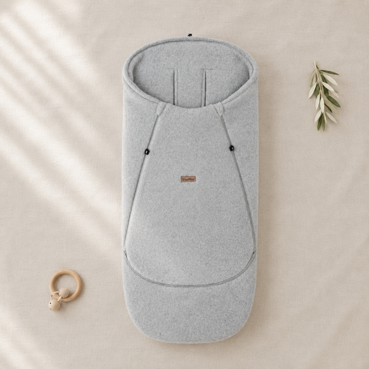 Wollen Voetenzak Baby 0-3 Jaar voor Kinderwagen & Buggy | iGrow Felted