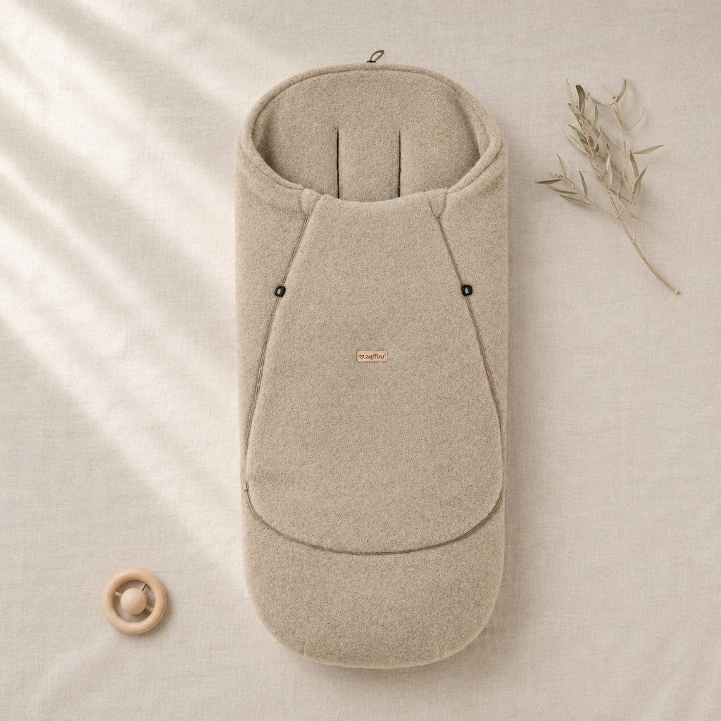 Wollen Voetenzak Baby 0-3 Jaar voor Kinderwagen & Buggy | iGrow Felted