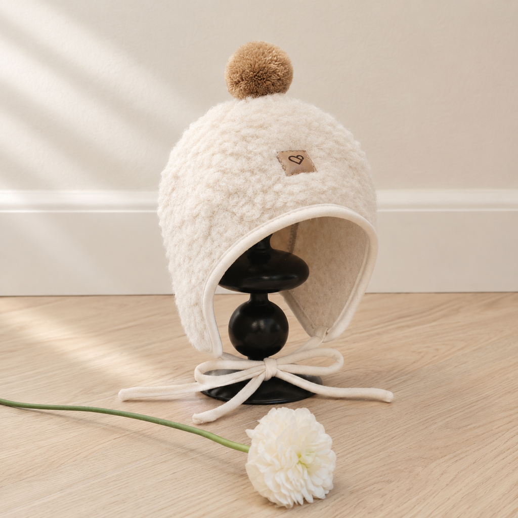 Wollen Babymuts Tulip | Zaffiro Teddy