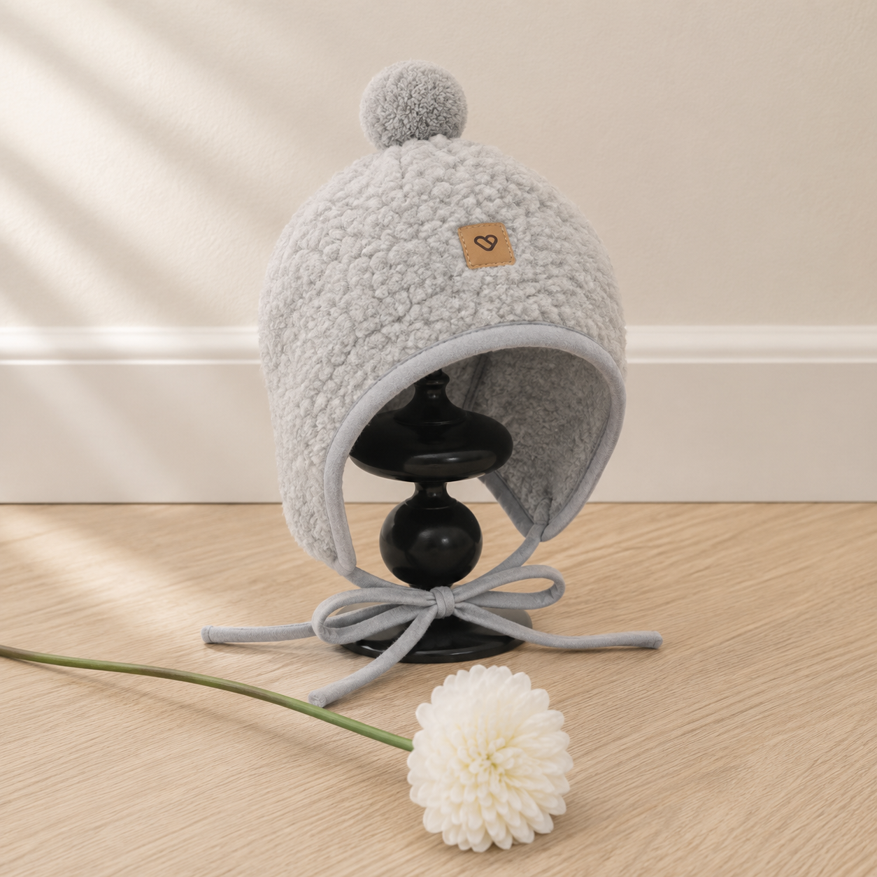 Wollen Babymuts Tulip | Zaffiro Teddy