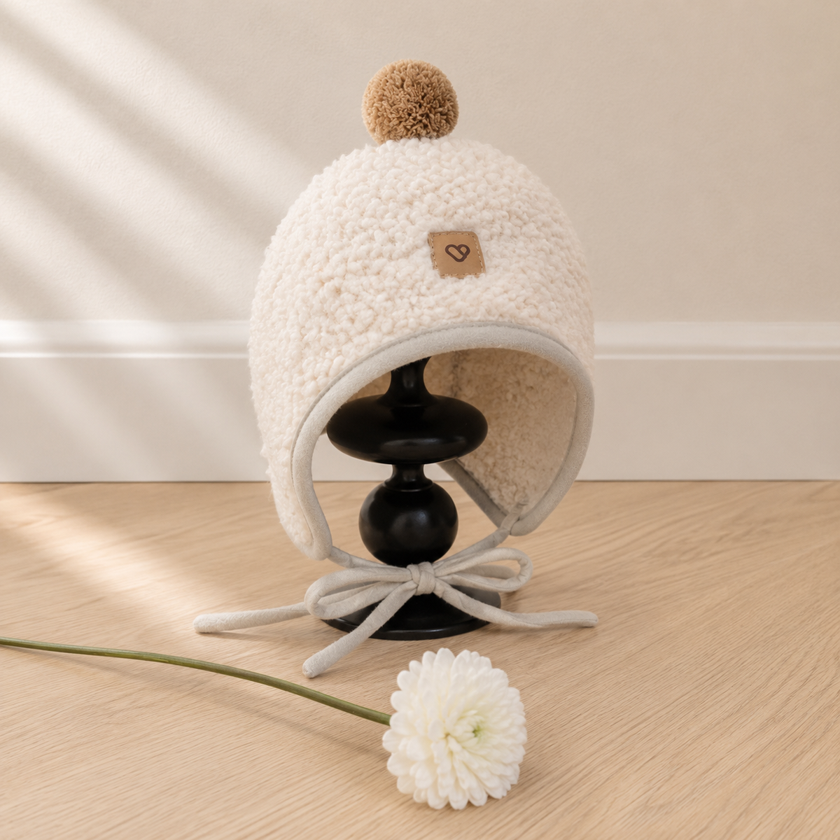 Wollen Babymuts Tulip | Zaffiro Teddy