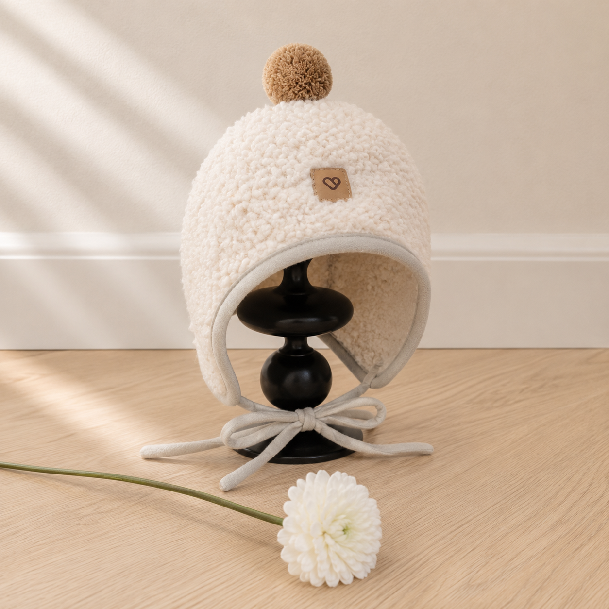 Wollen Babymuts Tulip | Zaffiro Teddy