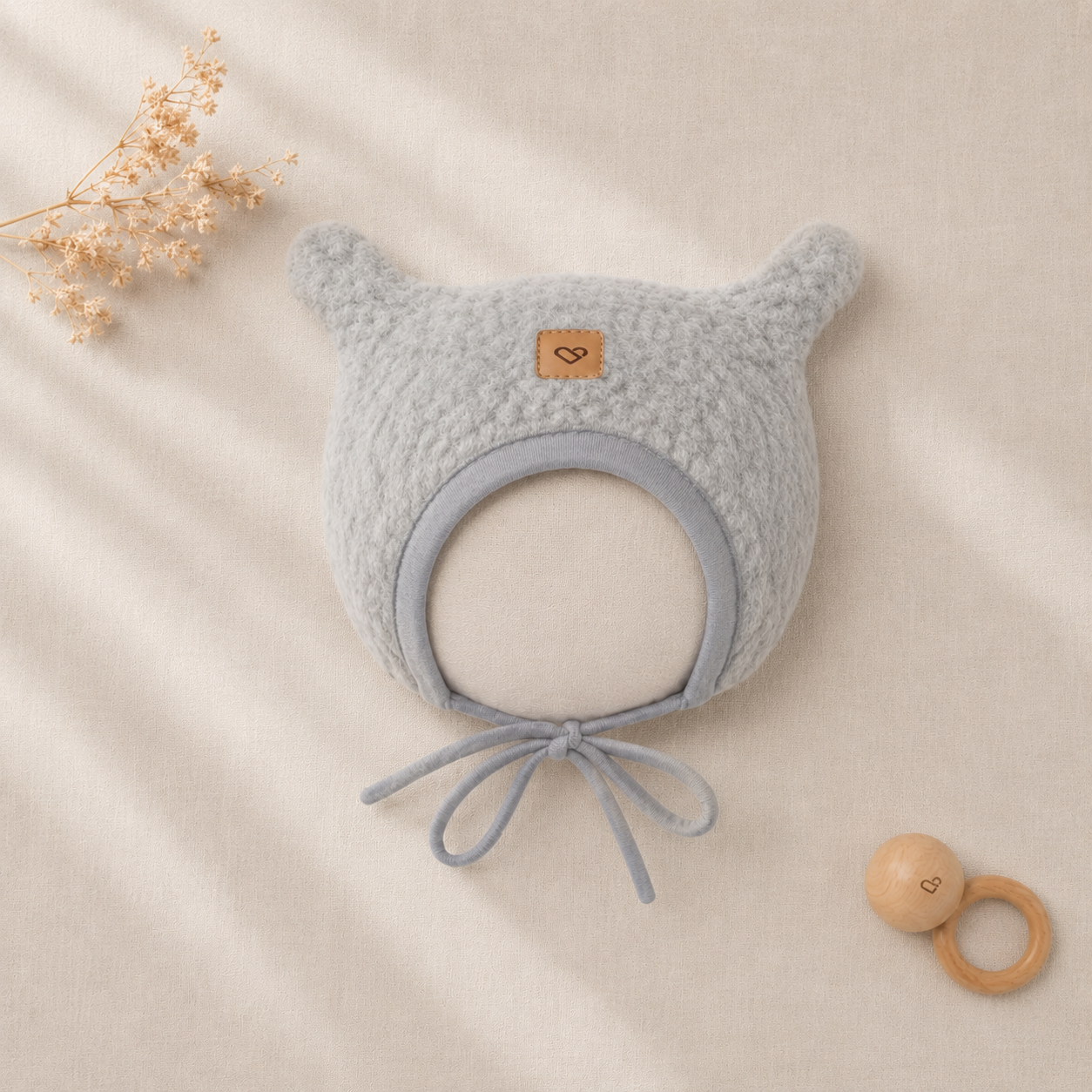 Wollen Babymuts Violet | Zaffiro Teddy