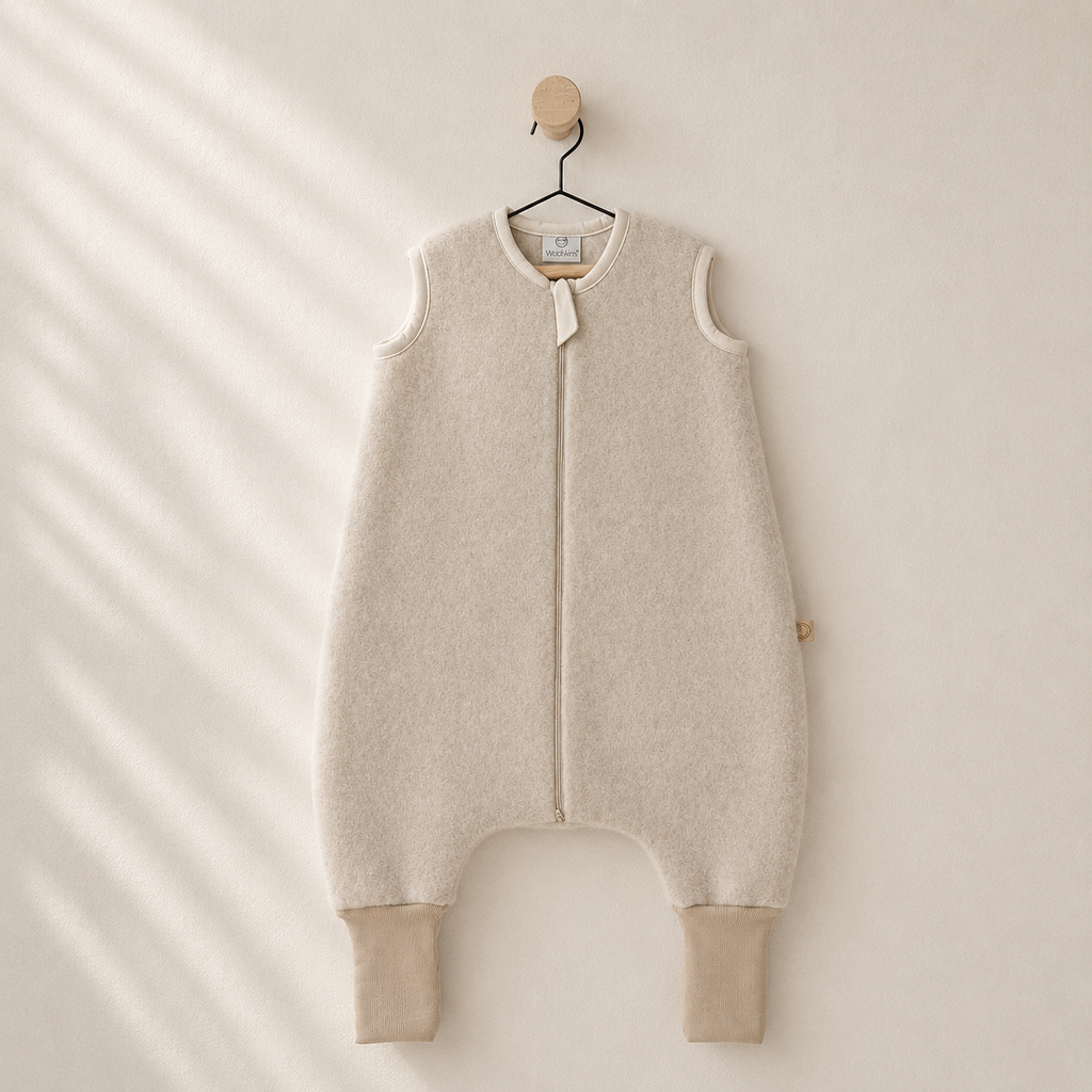 Wollen Slaapzak met Voetjes voor Baby & Peuter | Felted