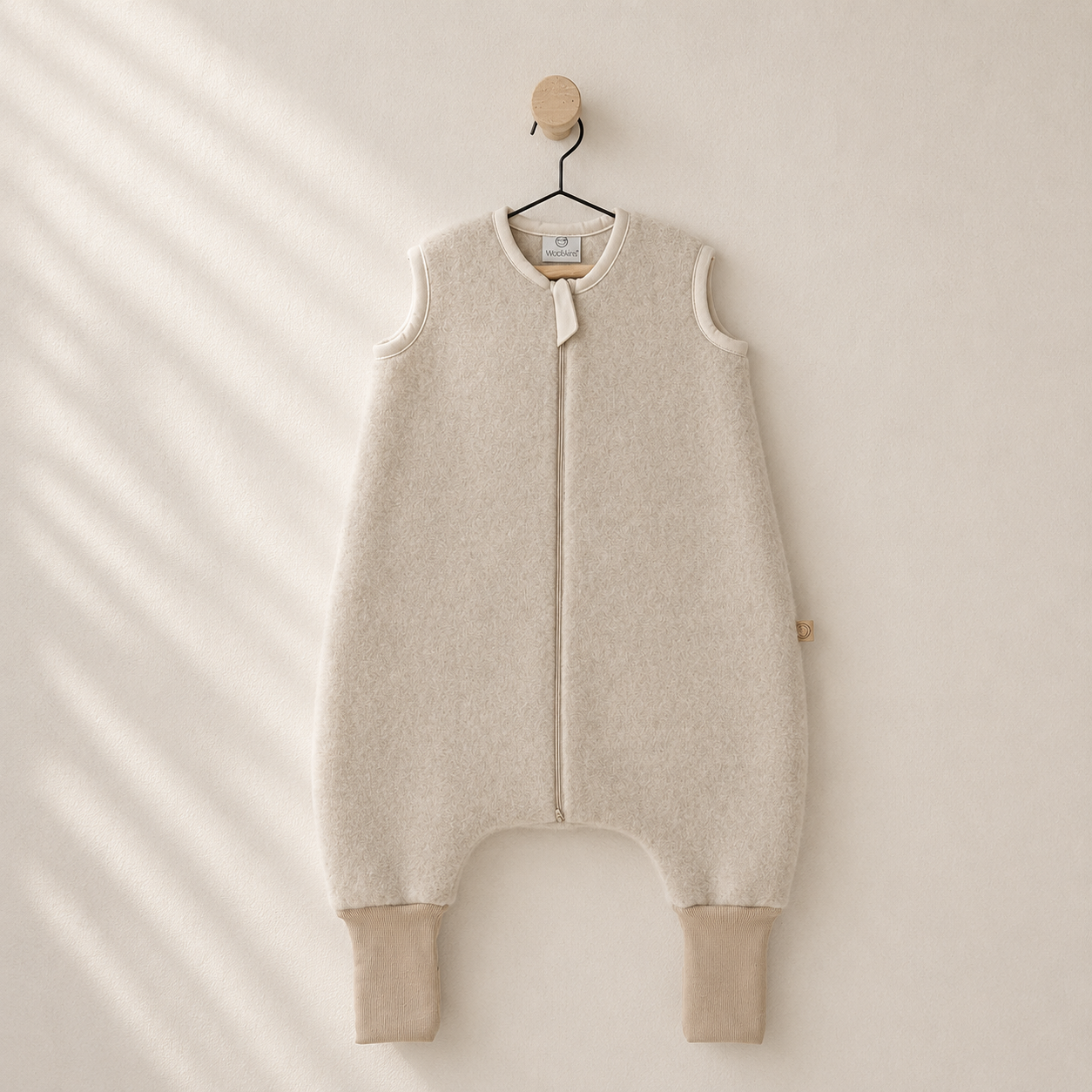Wollen Slaapzak met Voetjes voor Baby & Peuter | Felted