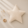 Wollen Ster Kussen voor Baby- & Kinderkamer | Felted