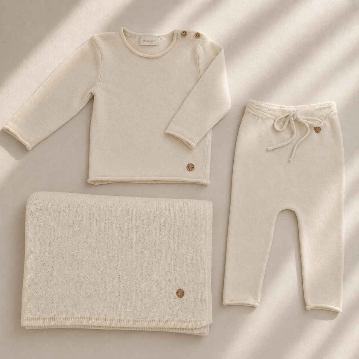 Baby Cadeauset Deluxe – Merinowol Newborn Set