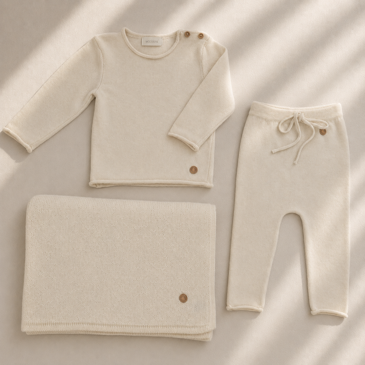 Baby Cadeauset Deluxe – Merinowol Newborn Set