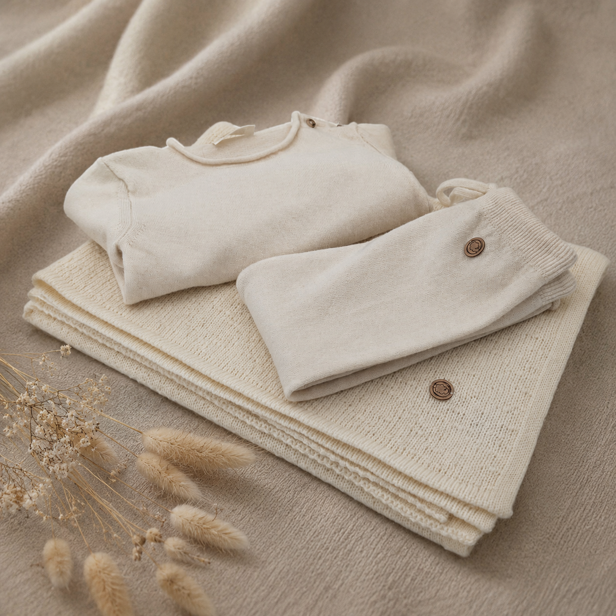 Baby Cadeauset Deluxe – Merinowol Newborn Set