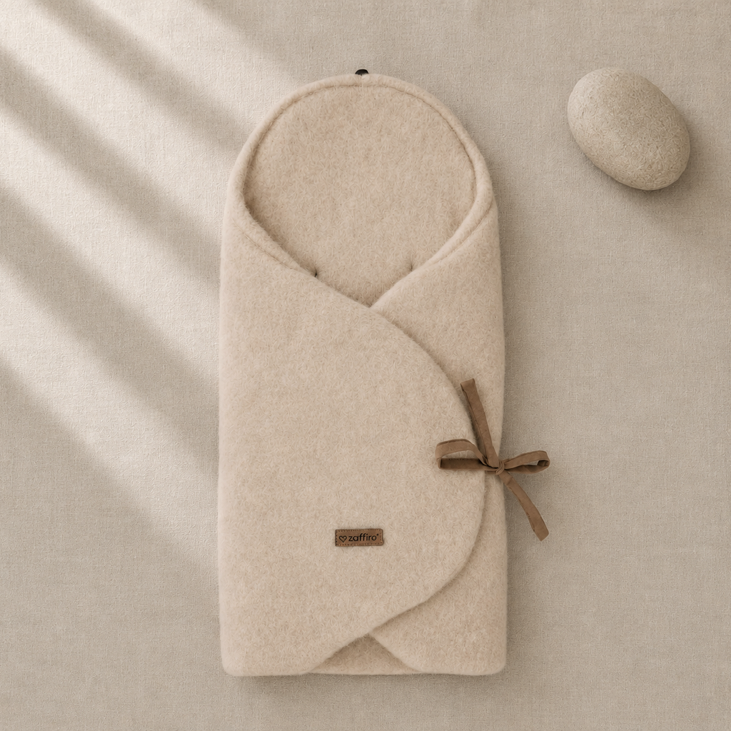 Wollen Omslagdoek Baby Maxi-Cosi & Kinderwagen | Zaffiro Felted