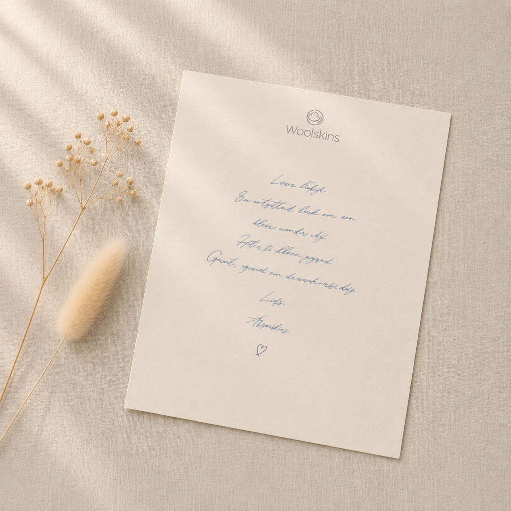 Woolskins Cadeaubon – Het Perfecte Cadeau voor Baby & Ouders