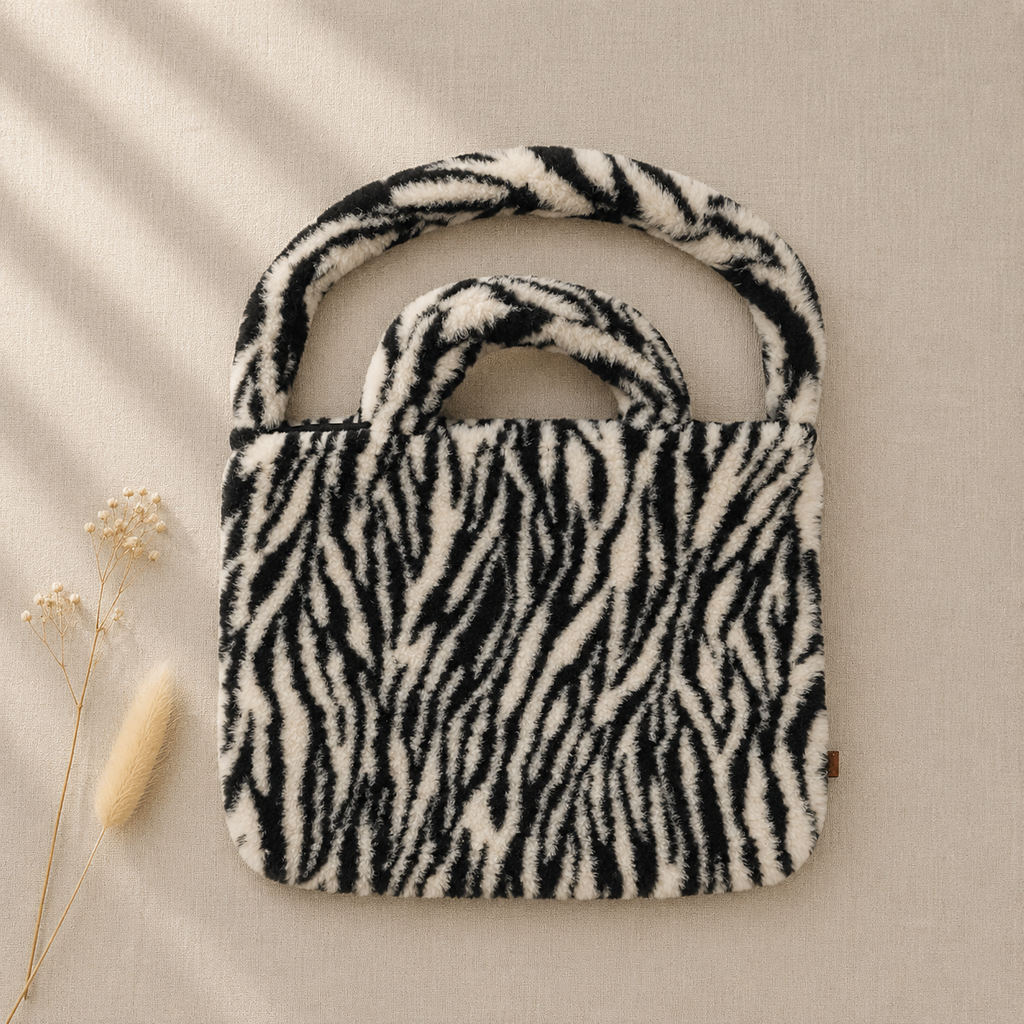 Wollen Teddy Mom Bag voor Kinderwagen – Thumbled