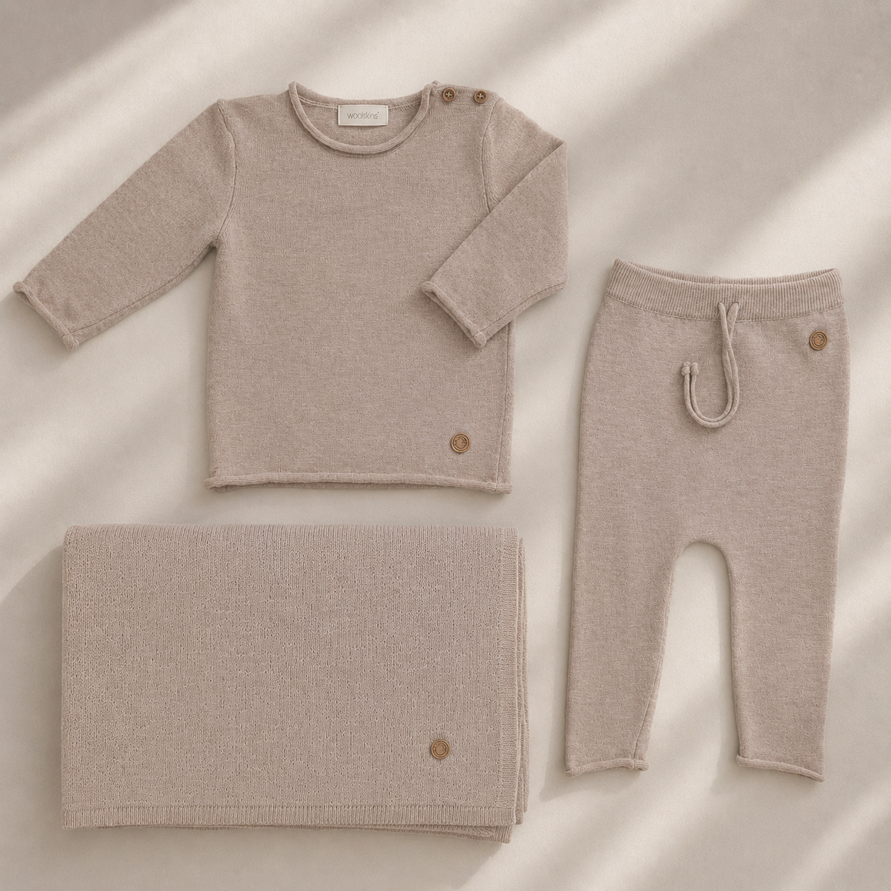Baby Cadeauset Deluxe – Merinowol Newborn Set