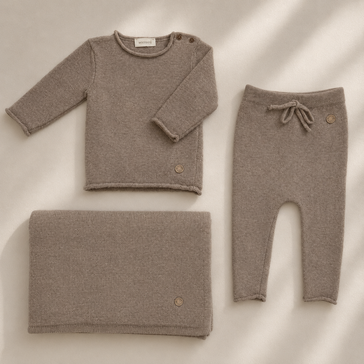 Baby Cadeauset Deluxe – Merinowol Newborn Set