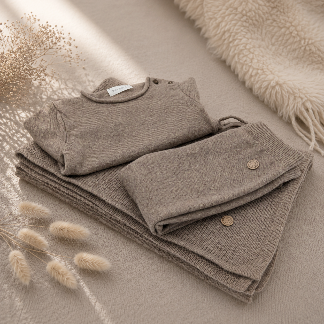 Baby Cadeauset Deluxe – Merinowol Newborn Set