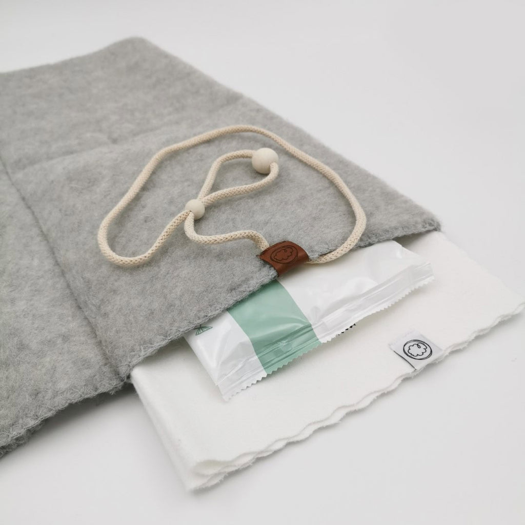 Verschoonmat Baby van Wol Opvouwbaar | Felted