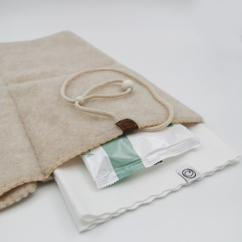 Verschoonmat Baby van Wol Opvouwbaar | Felted