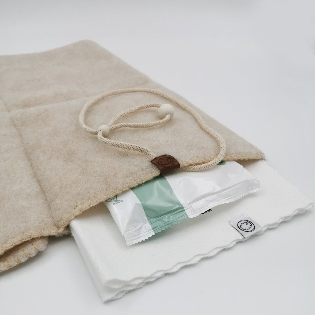 Verschoonmat Baby van Wol Opvouwbaar | Felted