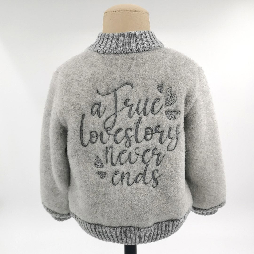 Wollen Babyjas Bomber | Felted