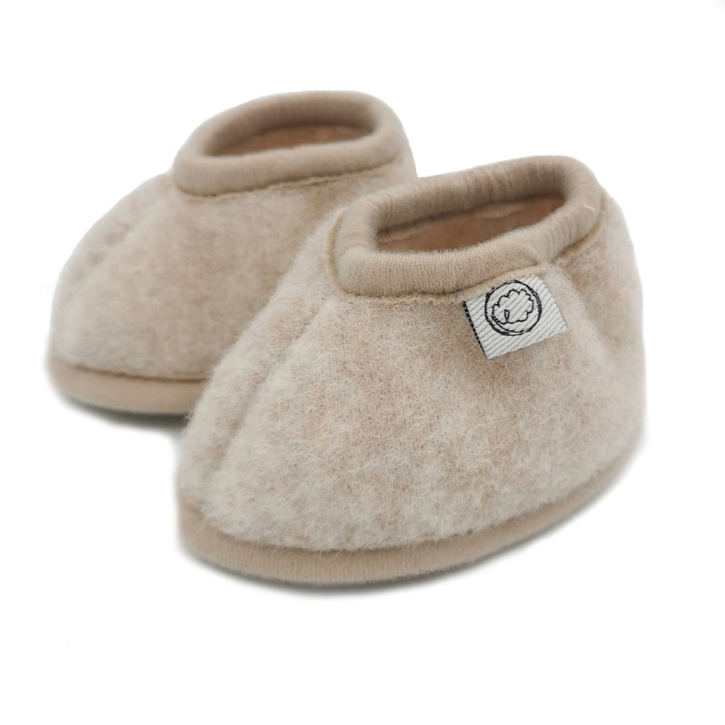 Warme Wollen Babyslofjes | Felted