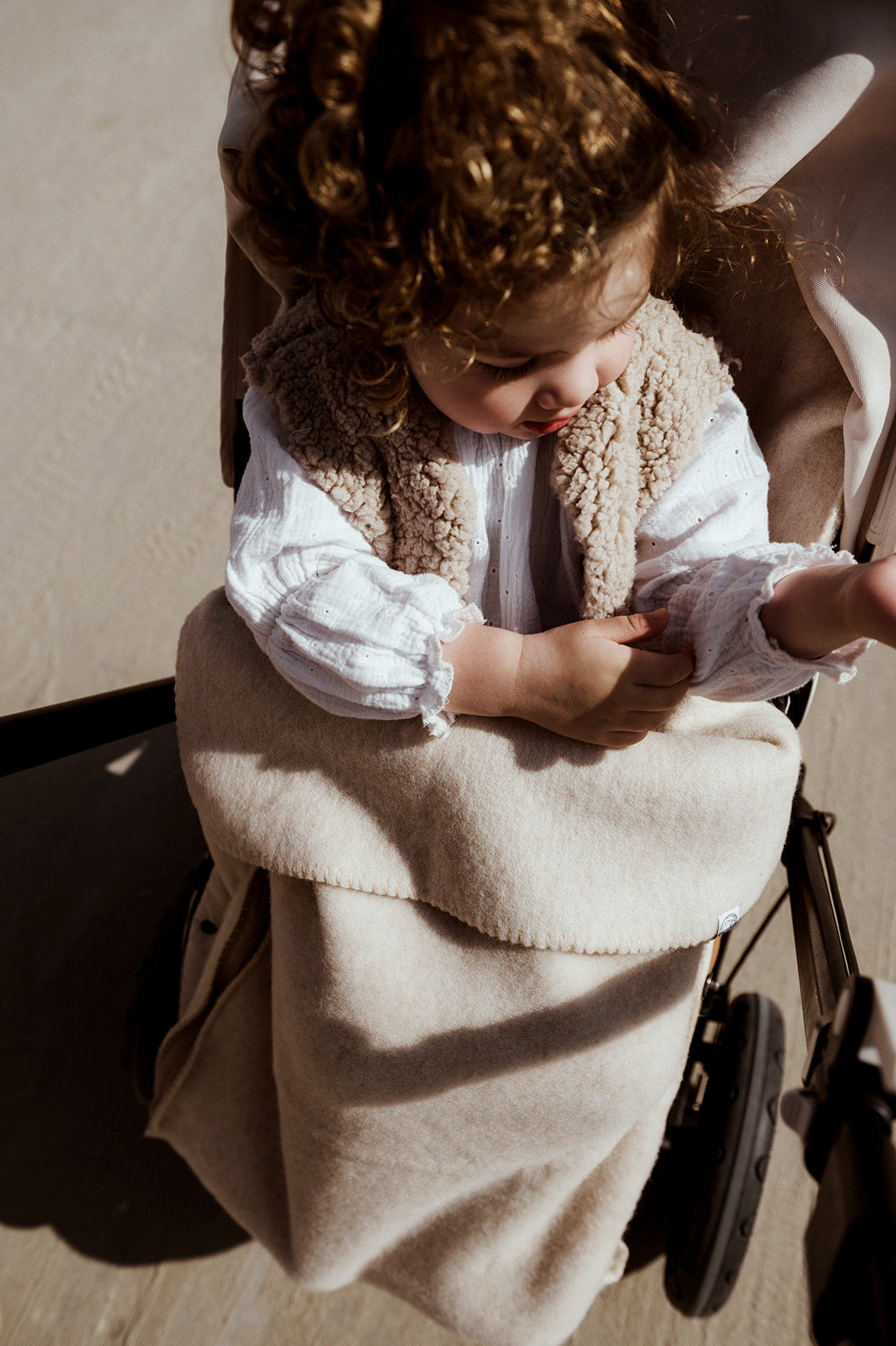 Wollen Voetenzak Baby voor Kinderwagen & Buggy | Bakigo Felted