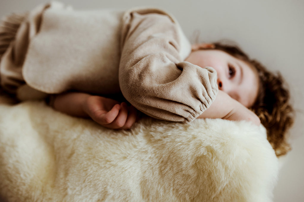 Schapenvacht voor baby | Mimosa