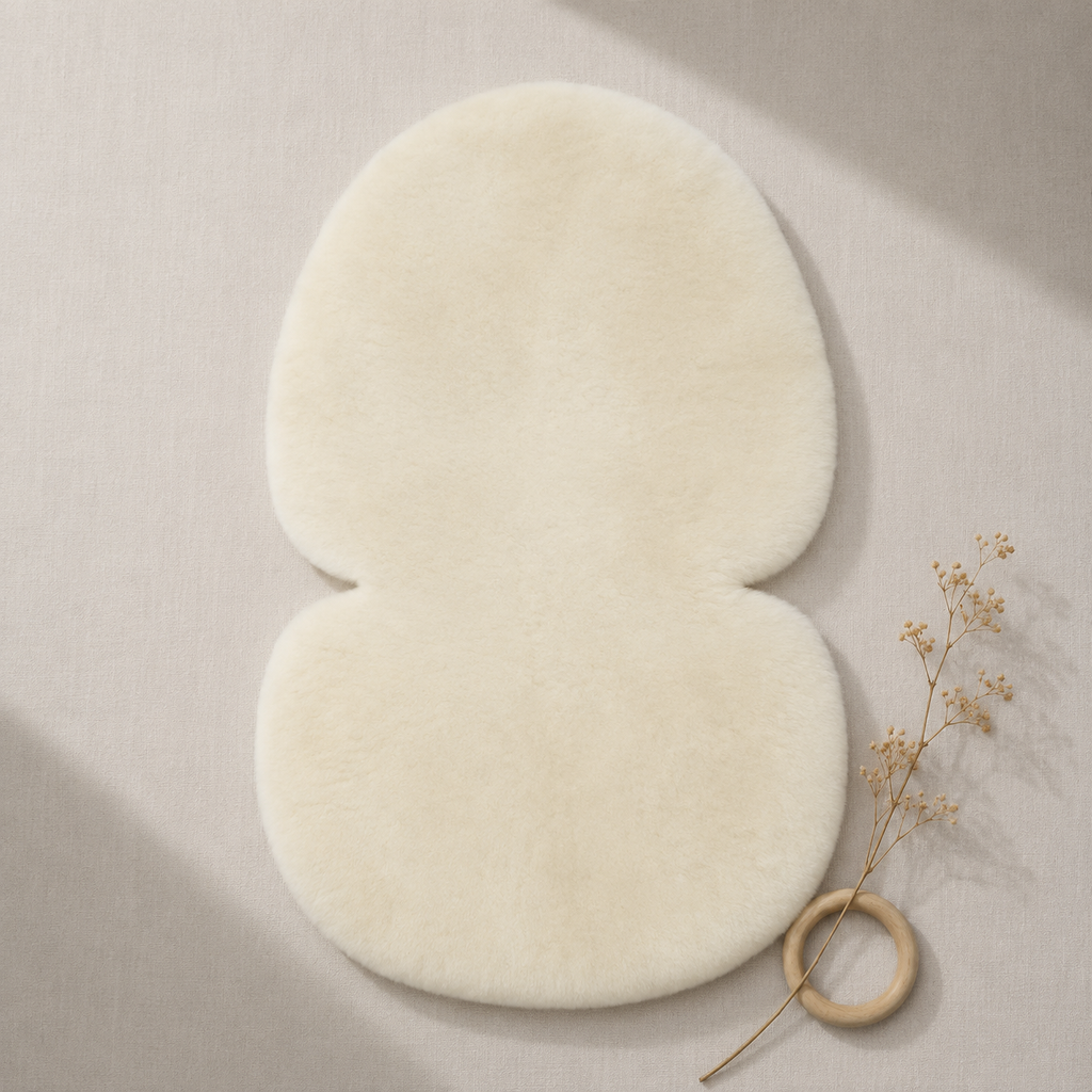 Schapenvacht voor kinderwagen | Comfort