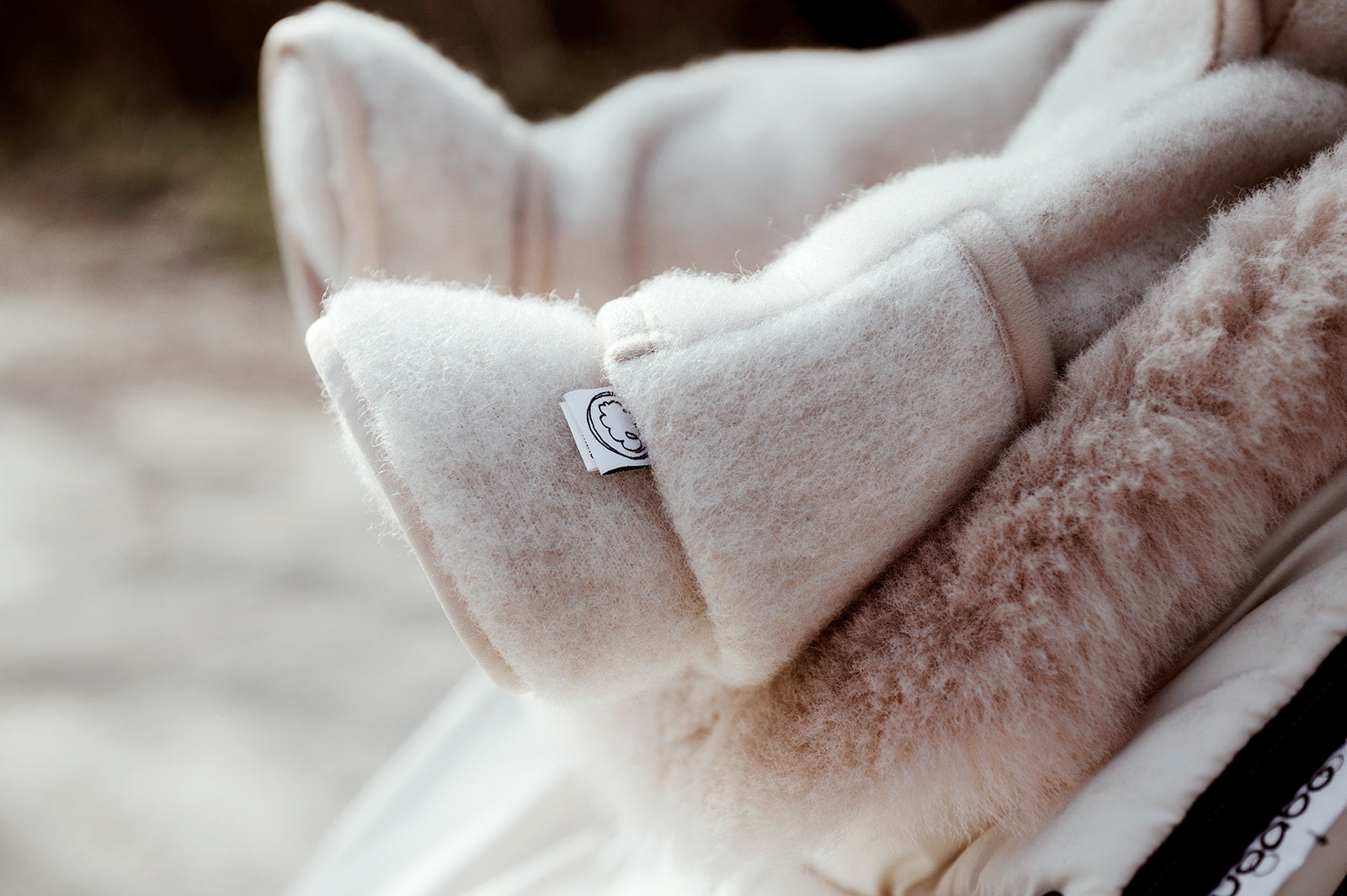 Schapenvacht voor kinderwagen | Comfort