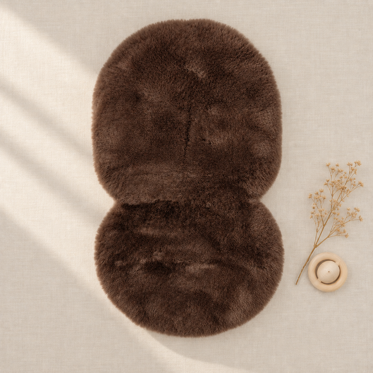 Schapenvacht voor kinderwagen | Comfort