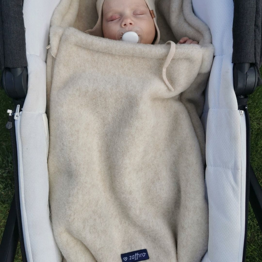Wollen Voetenzak Baby 0-3 Jaar voor Kinderwagen & Buggy | iGrow Felted