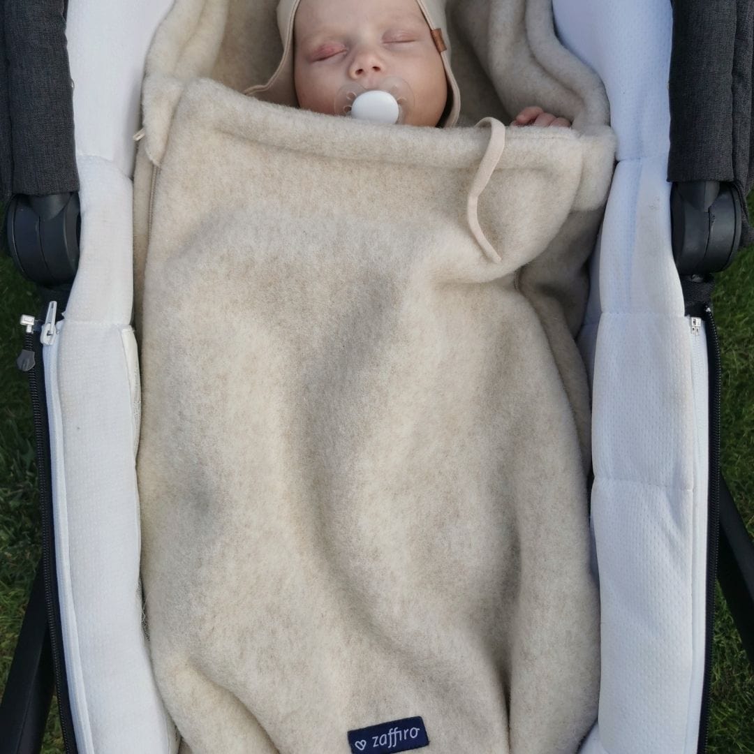 Wollen Voetenzak Baby 0-3 Jaar voor Kinderwagen & Buggy | iGrow Felted