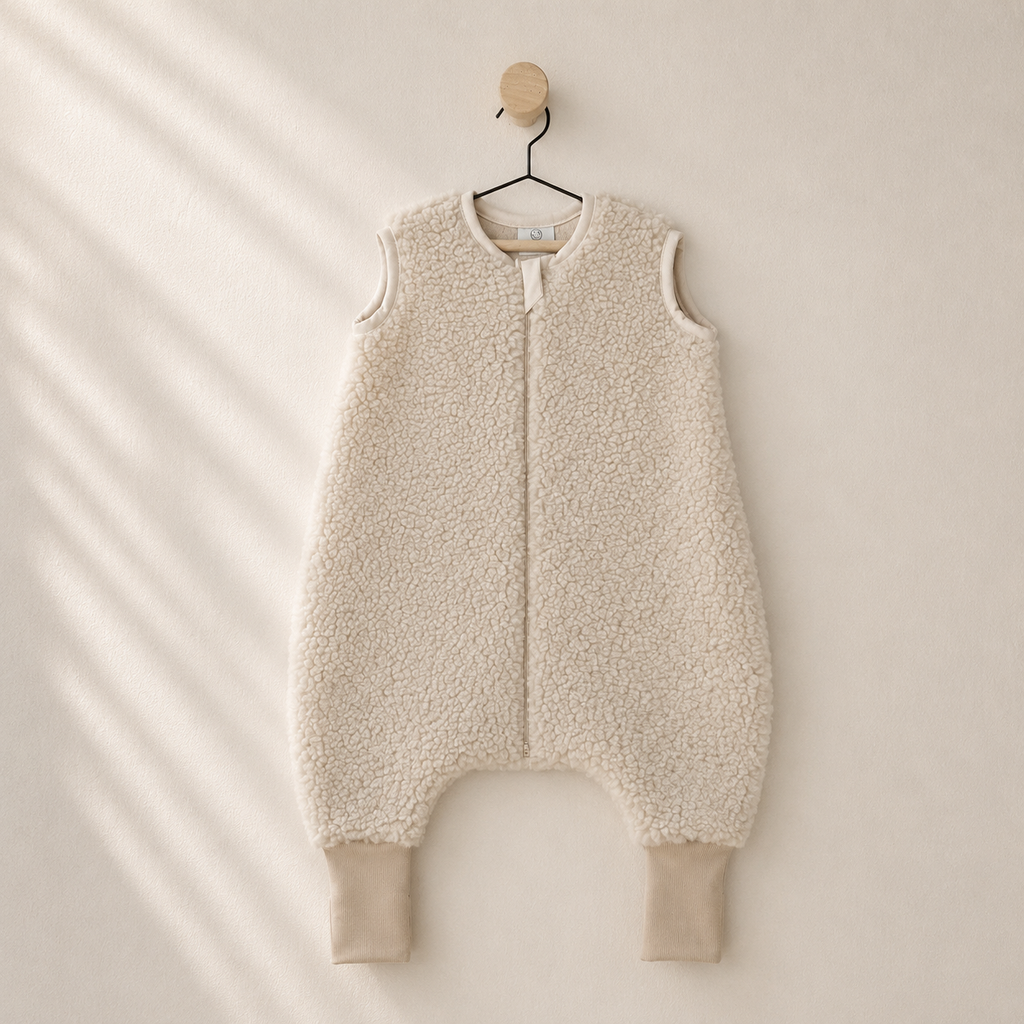Wollen Slaapzak met Voetjes voor Baby & Peuter | Teddy